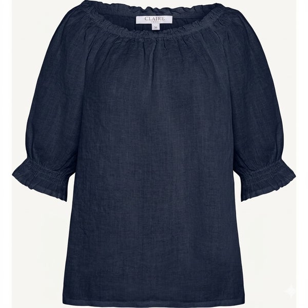 Robyn blouse dark navy Claire Woman