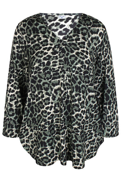 Penny Blouse  3/4 sleeve  Army way  Ze-Ze 754