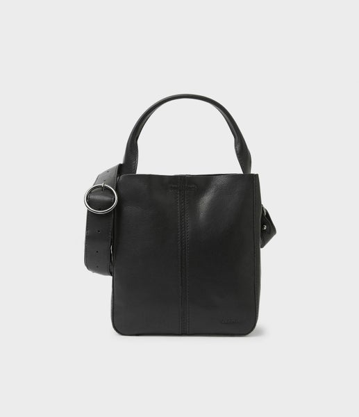 Elsa mini tote bag Black Saddler