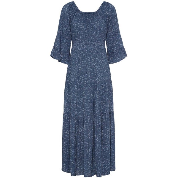 Chantel Dress Blue Flower I Say
