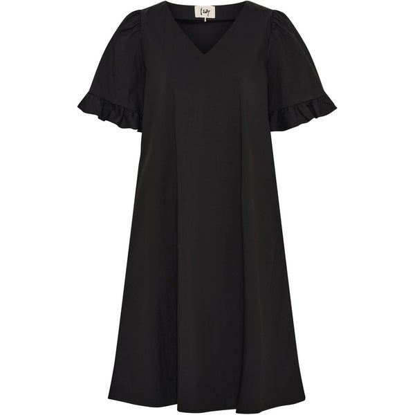Sigga Flounce dress Black I Say