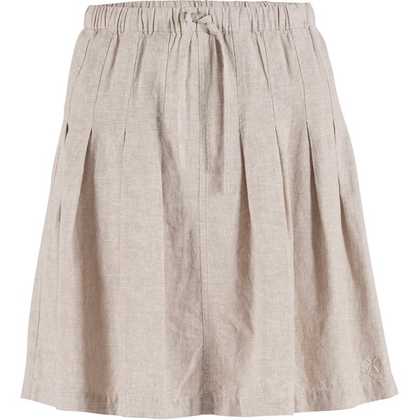 Anemone Linen Skirt chalk-melange Blue Sportswear