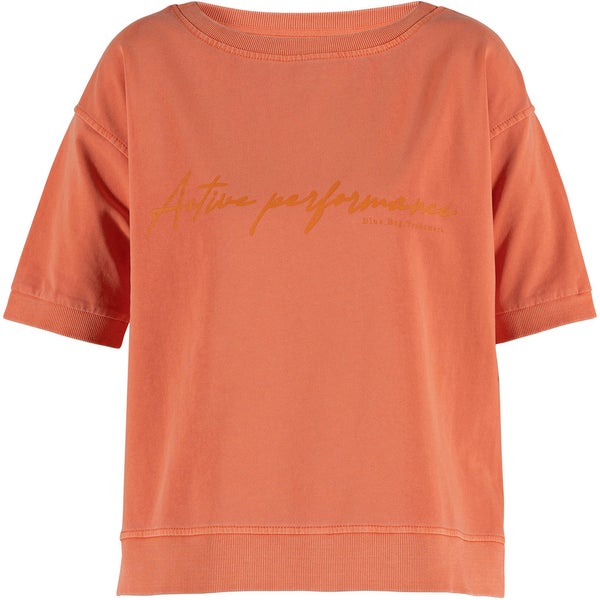 Jade Blouse Dusty Orange Blue Sportswear