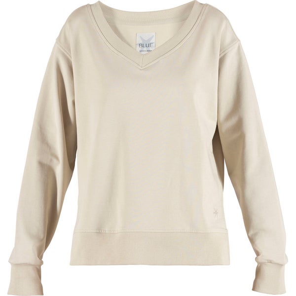 Joeline V-sweat Chalk Blue Sportswear