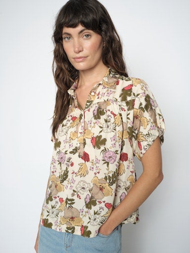 Winie Flowwi Blouse ecru Mos Mosh