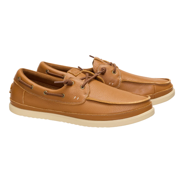 Miesten Harbor craft leather Cashew/Robe brown Hey Dude