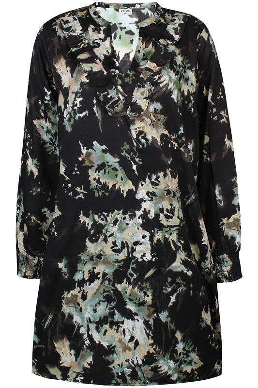 Angela Dress Musta/vihreä Ze-Ze 863