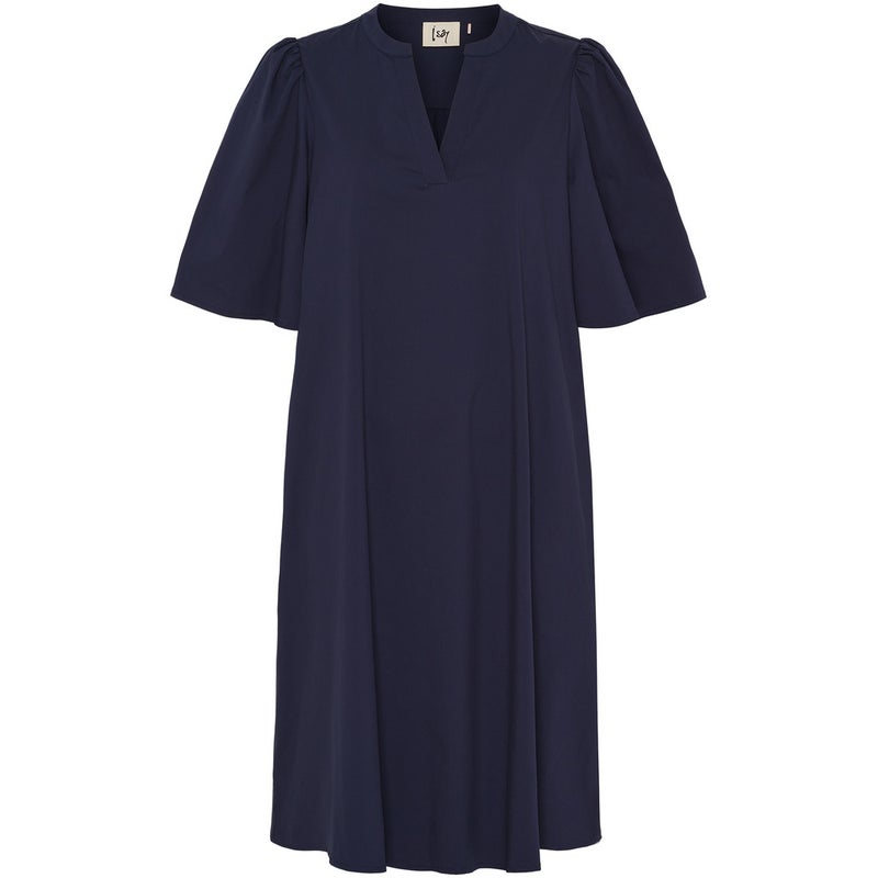 Sigga Poplin Dress Navy I Say