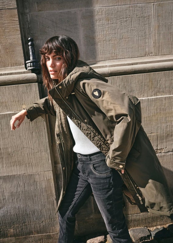 Cali Parka Coat Forest Night Mos Mosh
