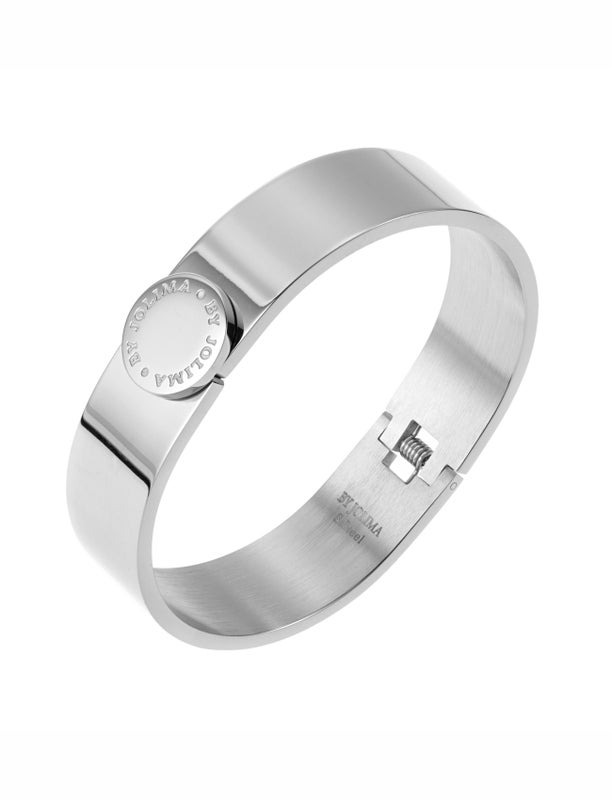 Barcelona bangle steel BY JOLIMA