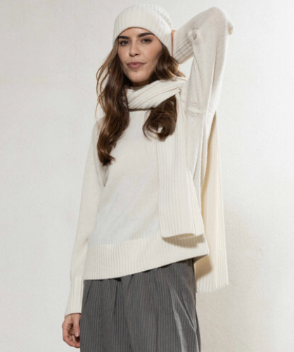 Cimmie Blouse Ecru  Blue Sportswear