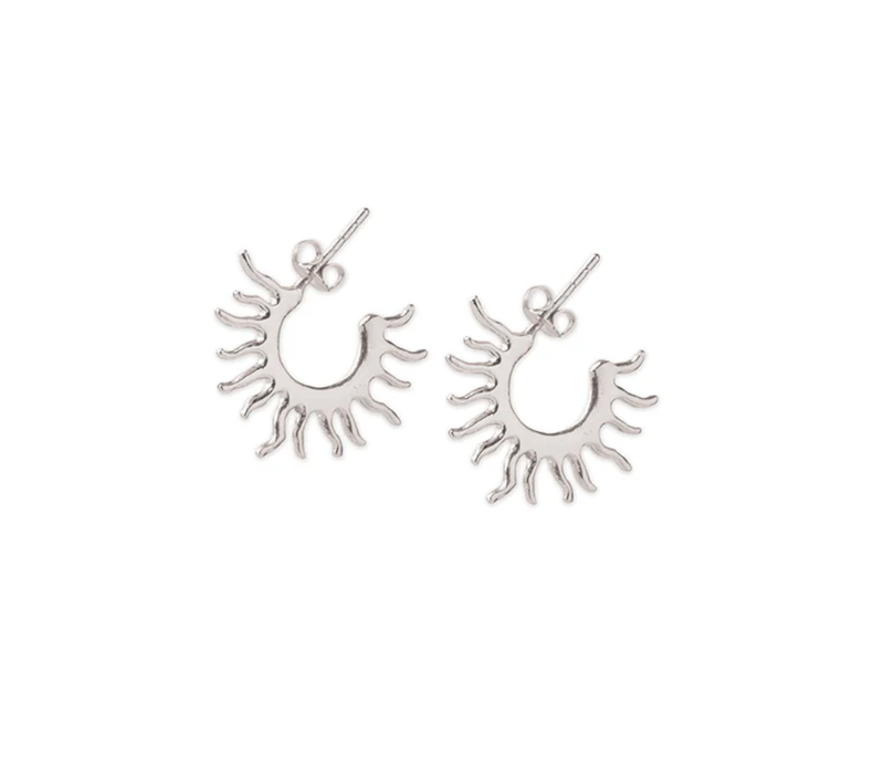 Fierce Earrings Silver A Beautiful Story